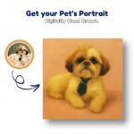 pet's canvas portrait