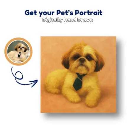 pet's canvas portrait