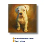 pet's canvas portrait