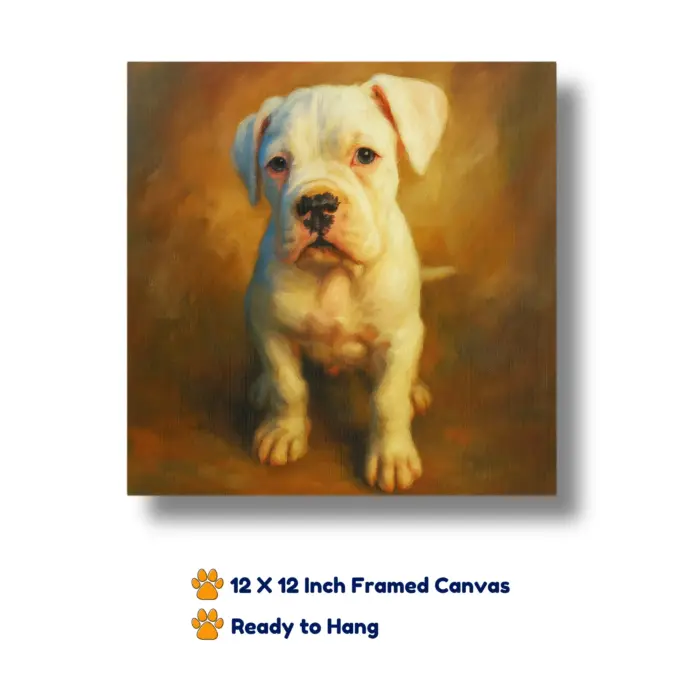 pet's canvas portrait