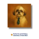 pet's canvas portrait