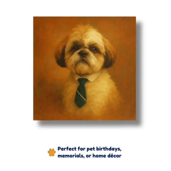 pet's canvas portrait