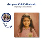 Child's Canvas Portrait
