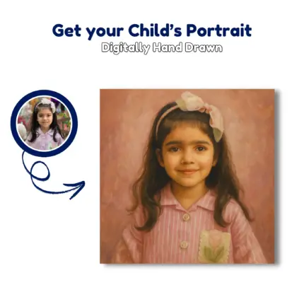 Child's Canvas Portrait